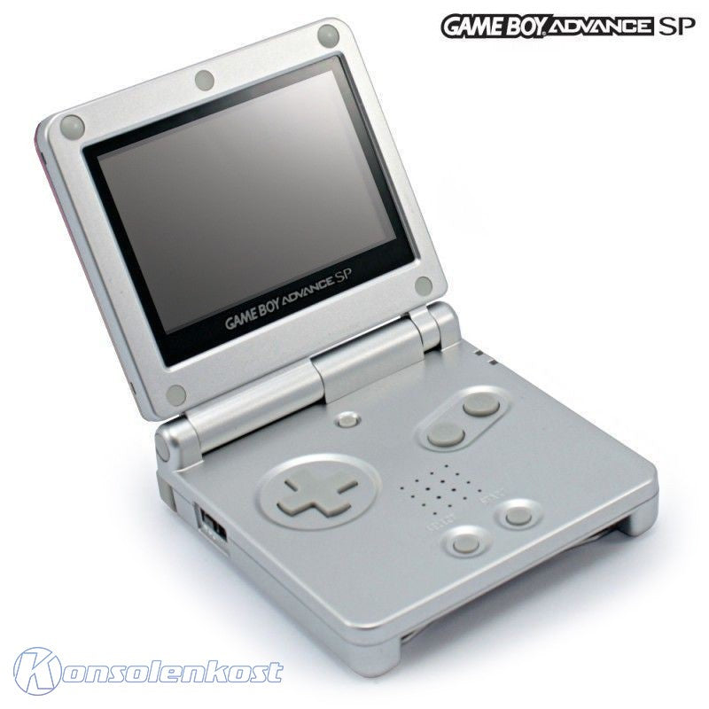 Konsole GBA SP inkl. Netzteil Custom Case Design Pink Hearts