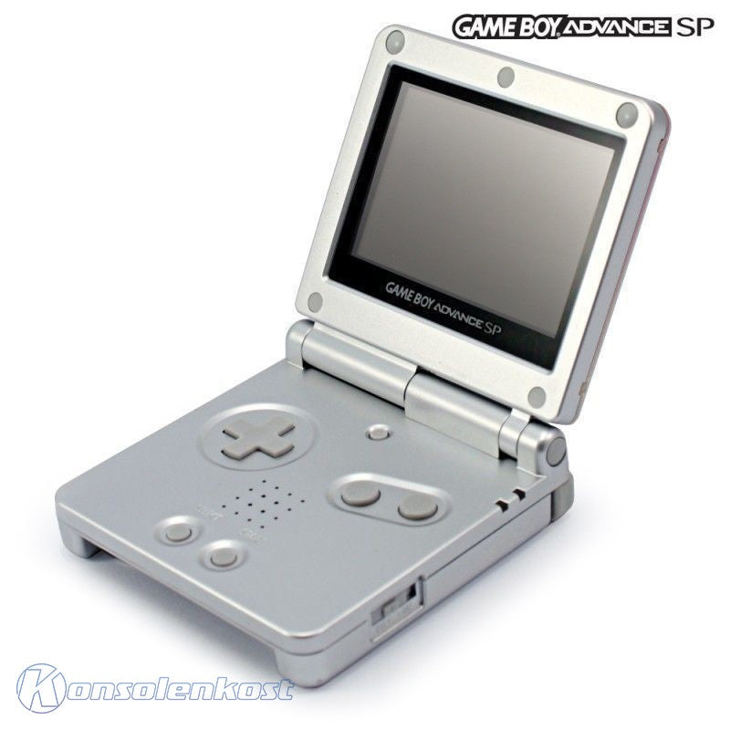Konsole GBA SP inkl. Netzteil Custom Case Design Pink Hearts