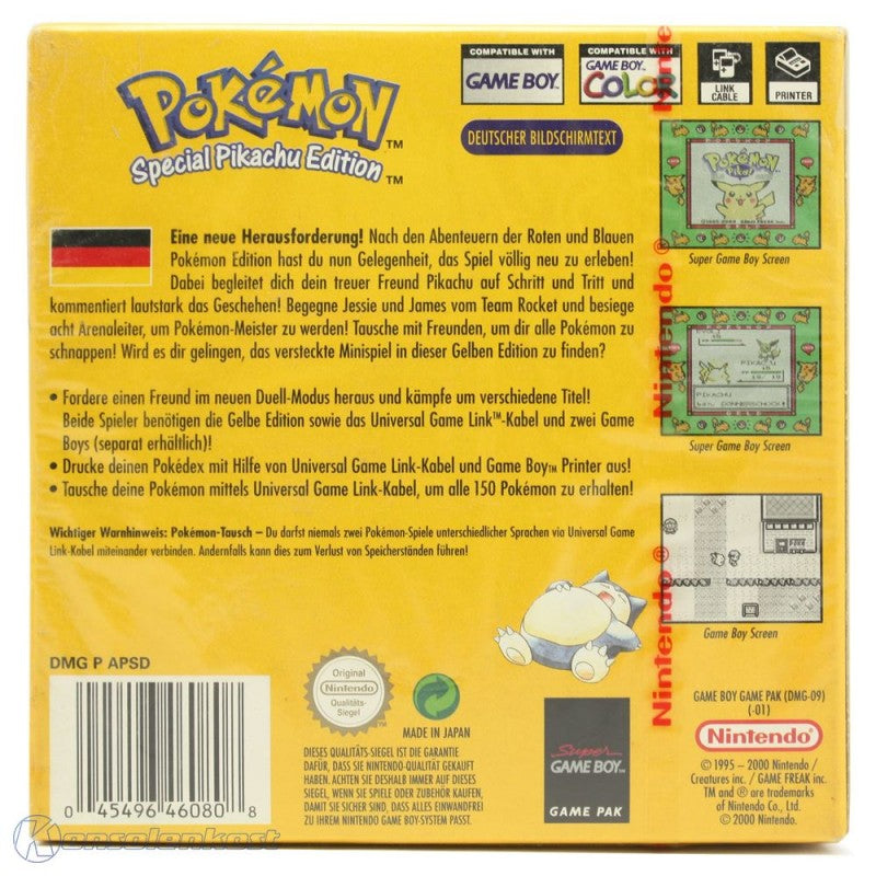 Pokemon Gelbe Edition