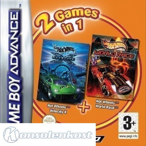 2 in 1: Hot Wheels Velocity X + World Race