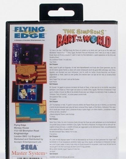 Simpsons: Bart vs. The World