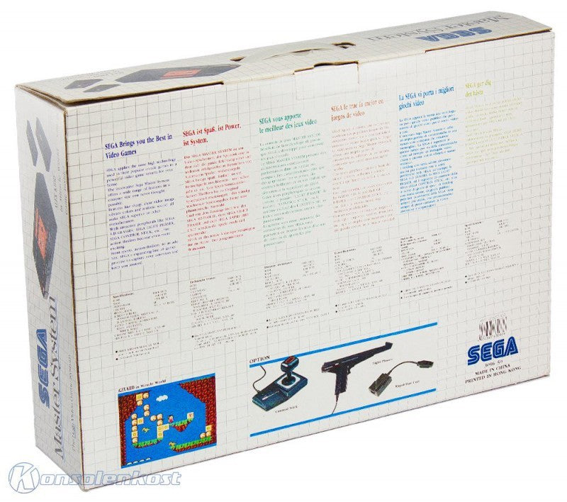 Konsole MS1 Alex Kidd + 2 Original Controller + Zubehör