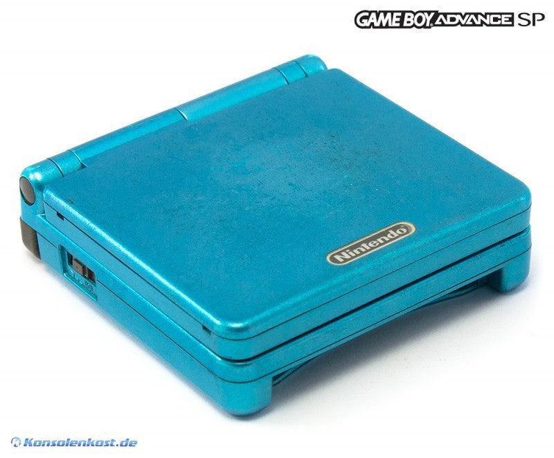 Konsole GBA SP AGS-001 Surf Blue + Netzteil