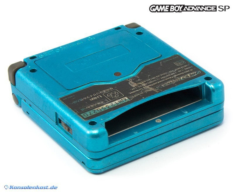 Konsole GBA SP AGS-001 + Netzteil Surf Blue