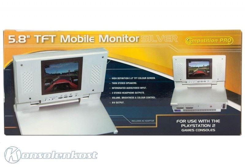 Portable TFT Colour Monitor / LCD Screen silber [Competition Pro]