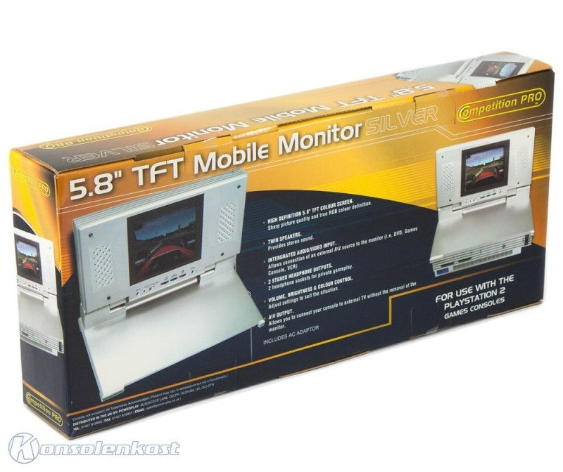 Portable TFT Colour Monitor / LCD Screen silber [Competition Pro]