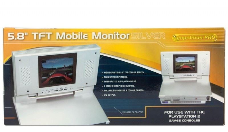 Portable TFT Colour Monitor / LCD Screen silber [Competition Pro]