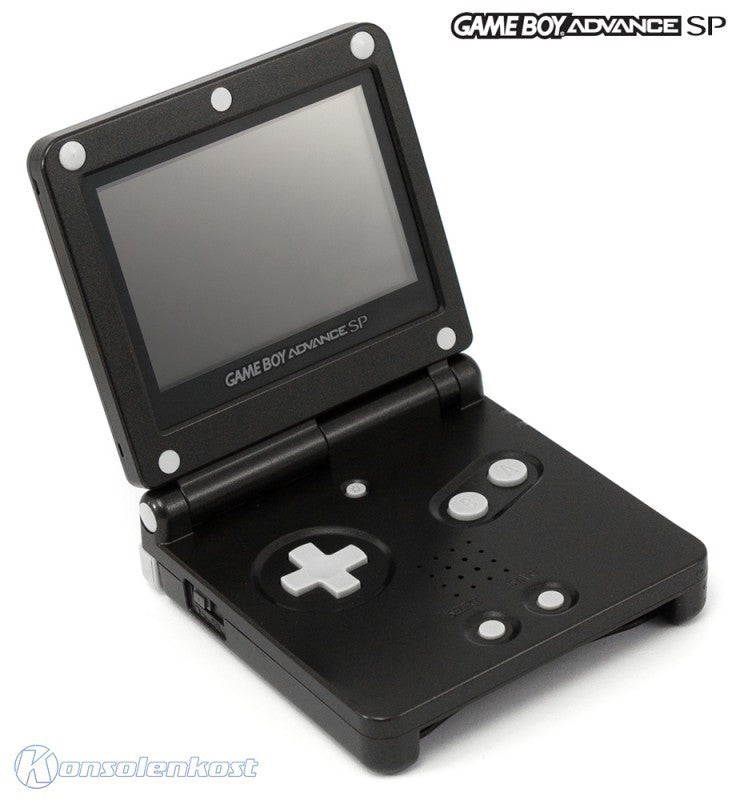 Konsole GBA SP inkl. Netzteil schwarz Who Are You Edition — schwarz Who Are You Edition