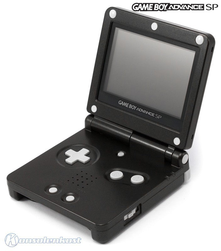 Konsole GBA SP inkl. Netzteil schwarz Who Are You Edition — schwarz Who Are You Edition