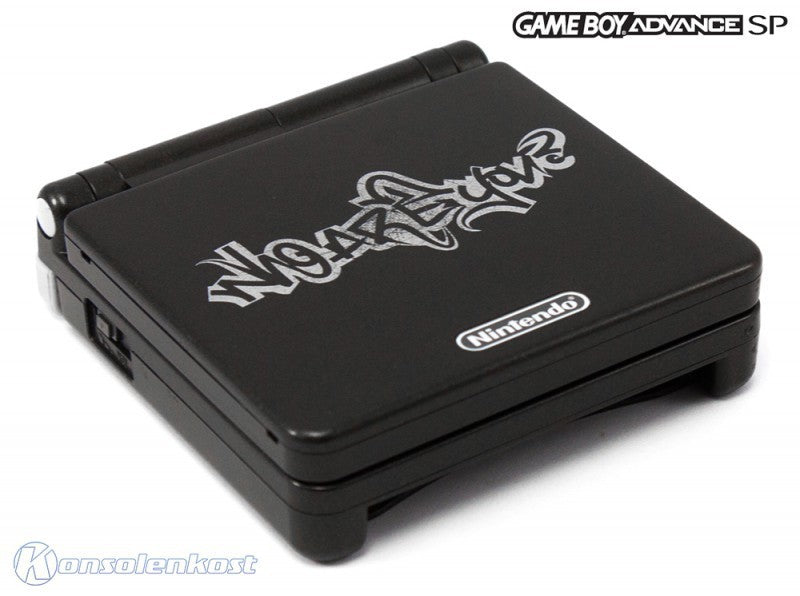 Konsole GBA SP inkl. Netzteil schwarz Who Are You Edition — schwarz Who Are You Edition