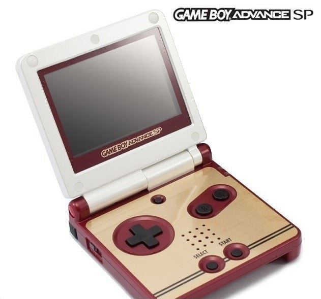 Konsole GBA SP Famicom 20th + Netzteil — Anniversary Edition