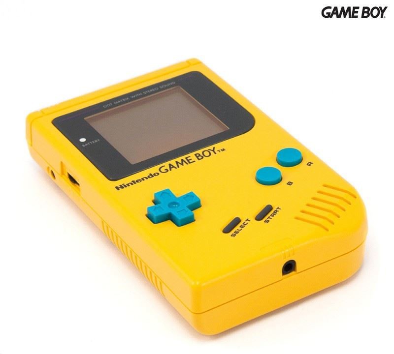 Konsole Custom Design Gelb-türkis + Backlight gelb