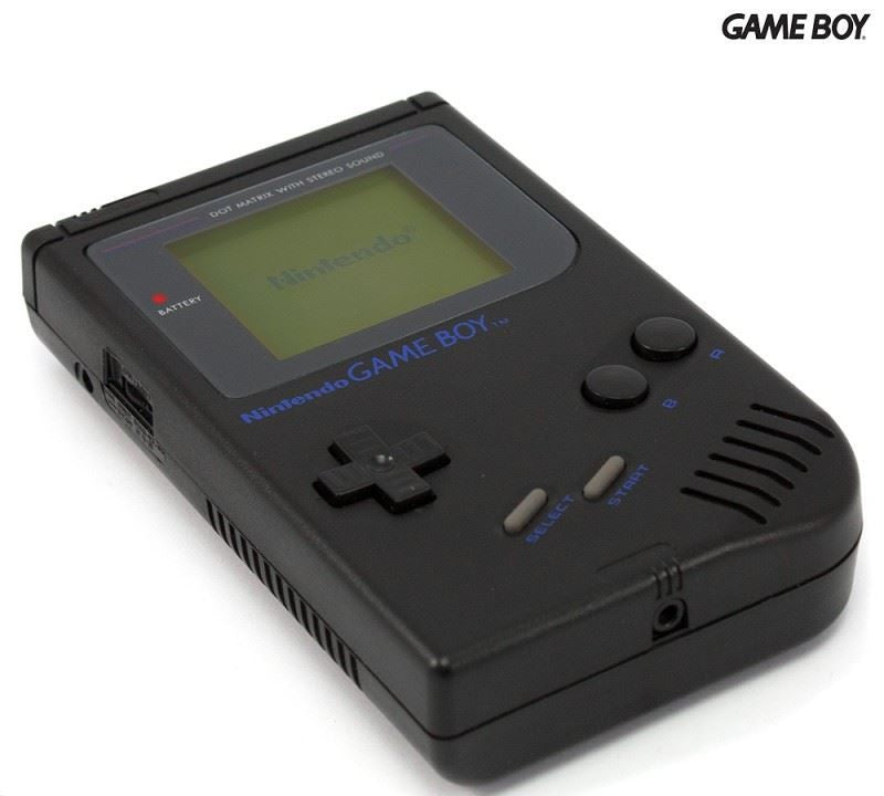 Konsole Classic DMG-01 schwarz Black Jack mit blauer Schrift