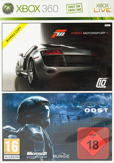 2 in 1 Forza Motorsport 3 + Halo 3: ODST (DE)