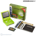 Konsole GBA SP + DK Country + Netzteil Lime Green Limited Ed. (US)