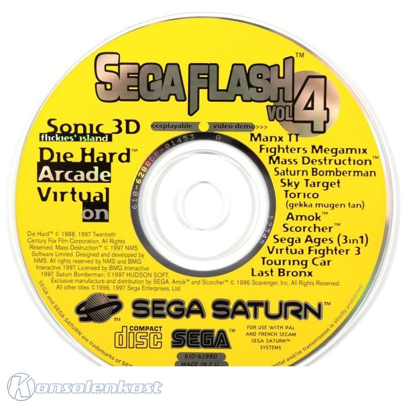 Sega Flash Vol. 4 - Demo CD