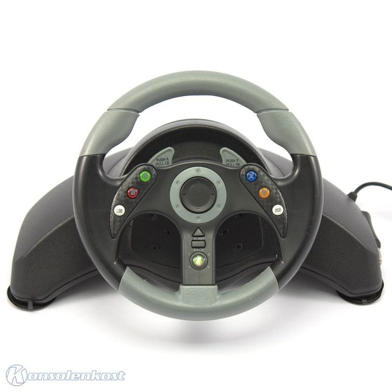 Lenkrad / Racing / Steering Wheel mit Pedale schwarz MC2 [Mad Catz]