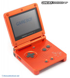 Konsole GBA SP inkl. Netzteil Charizard Fire Red Pokemon Edition — Charizard Fire Red Pokemon Edition