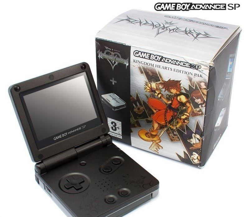 Konsole GBA SP Kingdom Hearts Ltd Edition + Netzteil — Kingdom Hearts Ltd Edition
