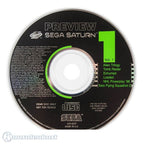 Sega Saturn Preview Vol 1 - Demo CD