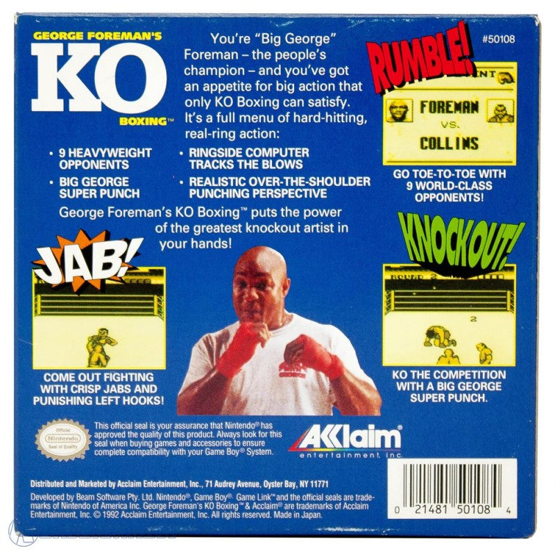 George Foremans KO Boxing