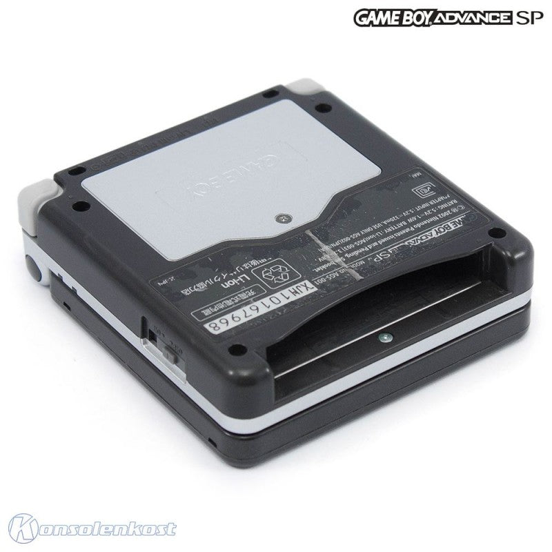 Konsole GBA SP Schwarz-silber inkl. Netzteil