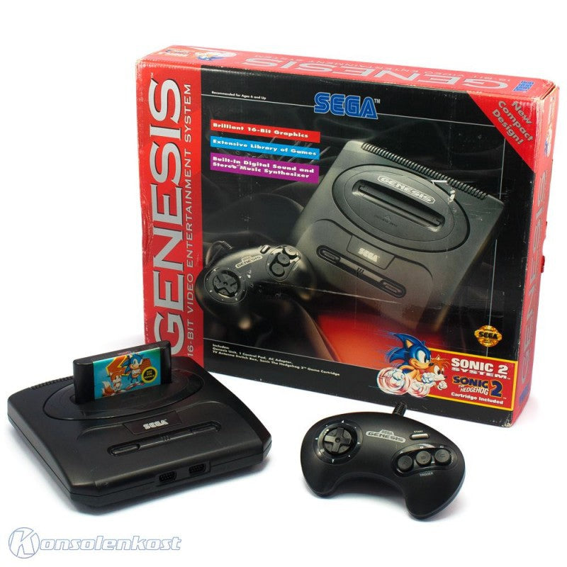 Konsole Genesis 2 Sonic 2 Set + Original Controller (US)