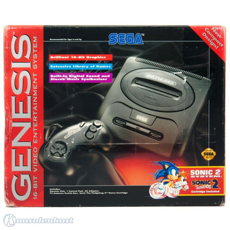 Konsole Genesis 2 Sonic 2 Set + Original Controller (US)
