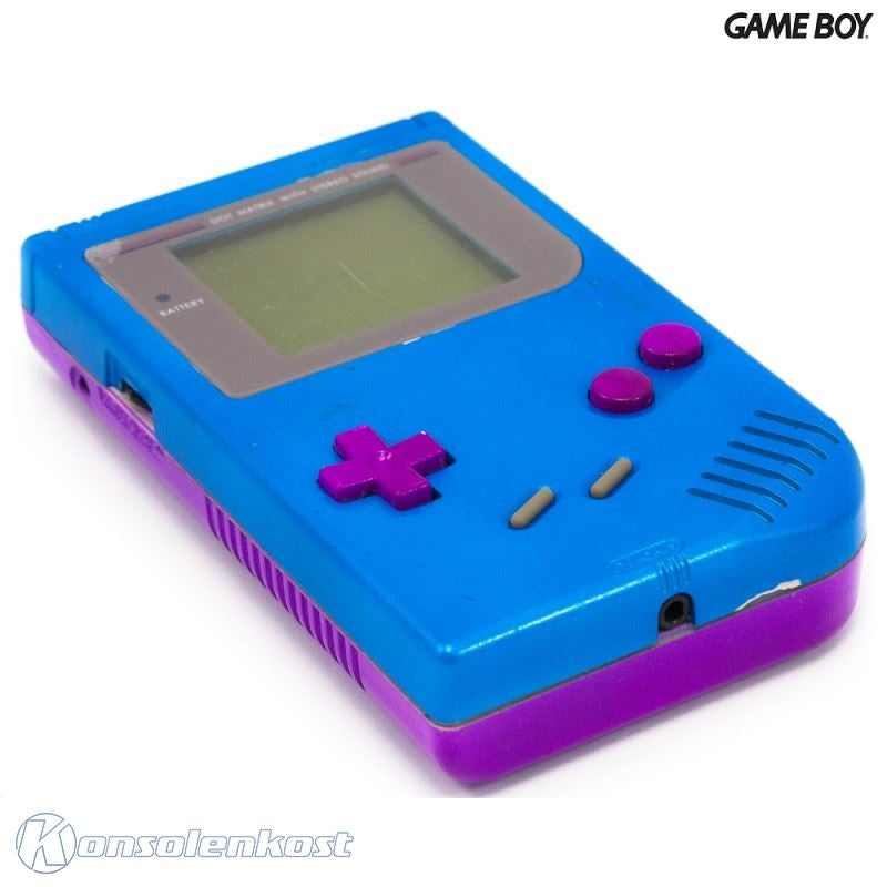 Konsole Classic DMG-01 Custom Case blau-lila