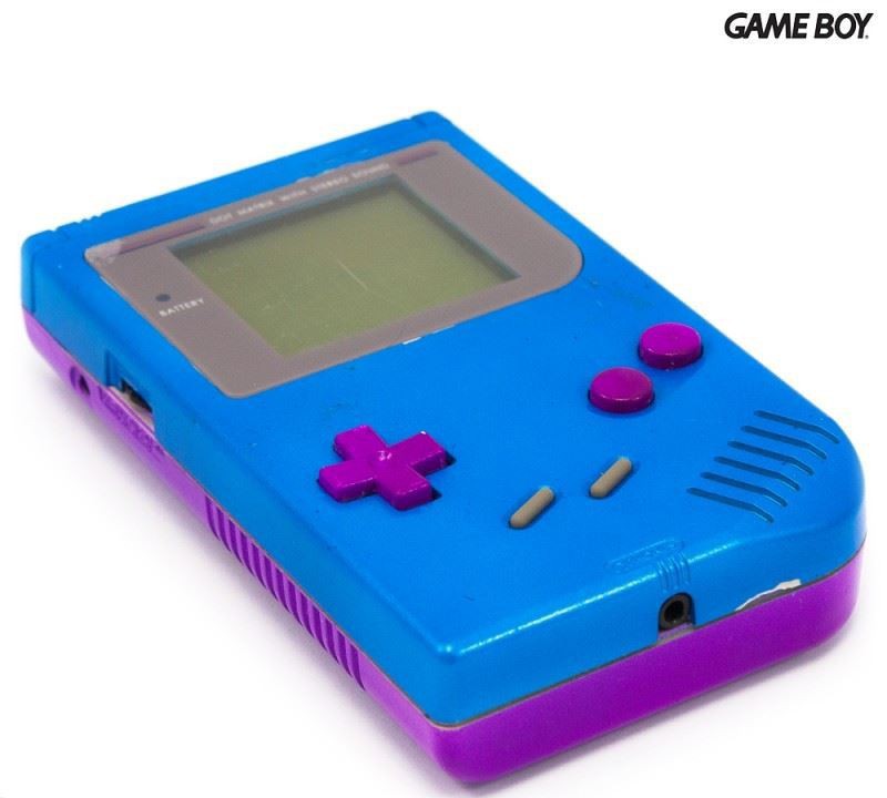 Konsole Classic DMG-01 Custom Case blau-lila