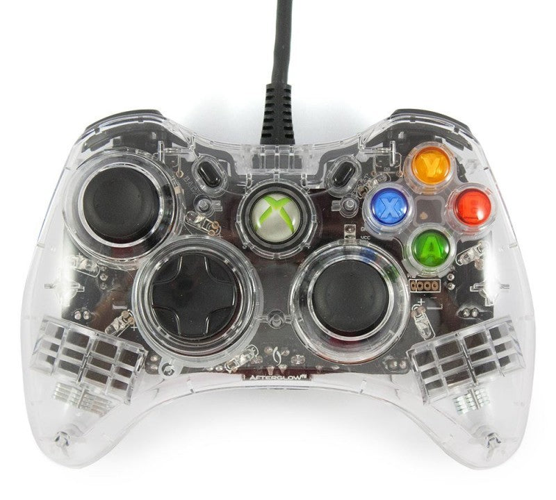 Wired Controller / Pad transparent Afterglow Grün [PDP]