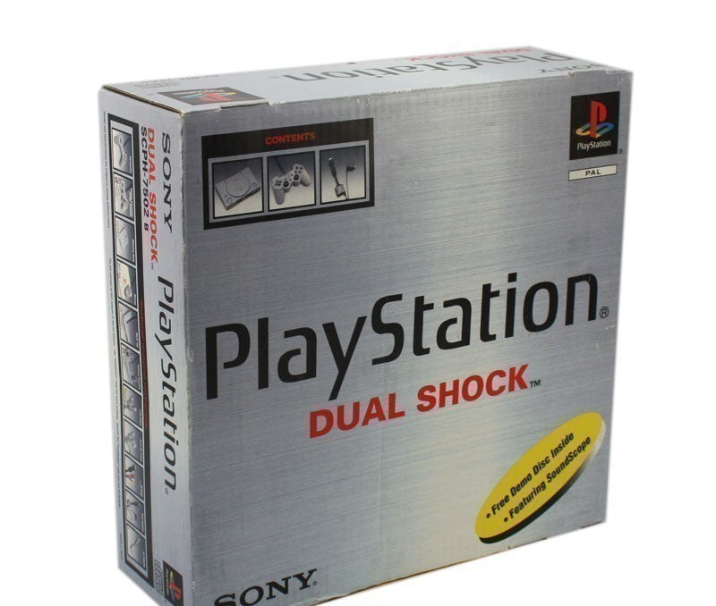 Konsole SCPH 7502 + Original DualShock Controller + Zubehör