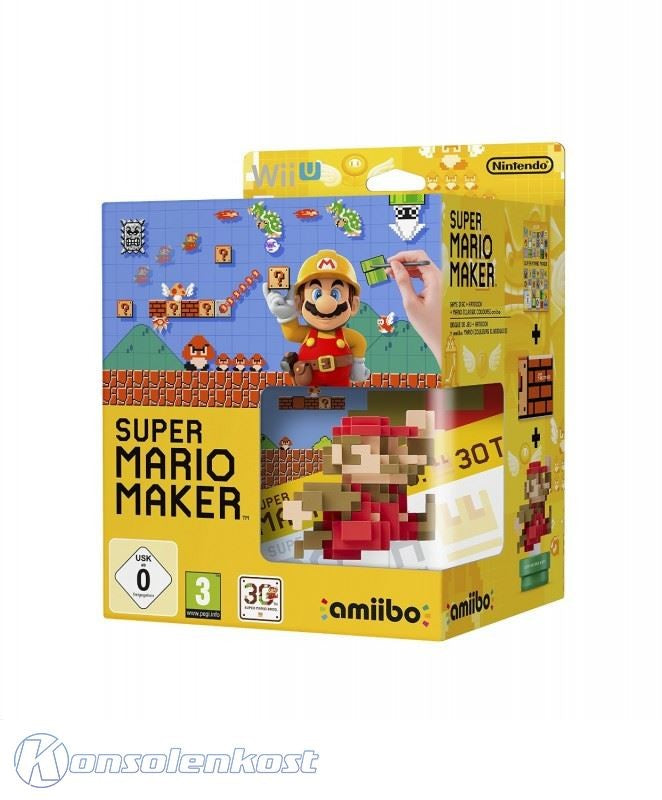 Super Mario Maker + Amiibo + Artbook