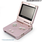Konsole GBA SP inkl. Netzteil pink Custom Case Mod Glitter Star