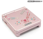 Konsole GBA SP inkl. Netzteil pink Custom Case Mod Glitter Star