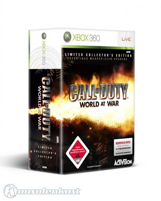 Call of Duty: World at War Limited Collector's Edition (DE) — Big Box