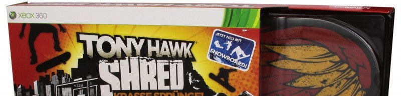 Tony Hawk: Shred + Skateboard Controller