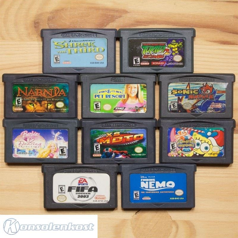 10 GameBoy Spiele zum TOP Preis! - GBA 228