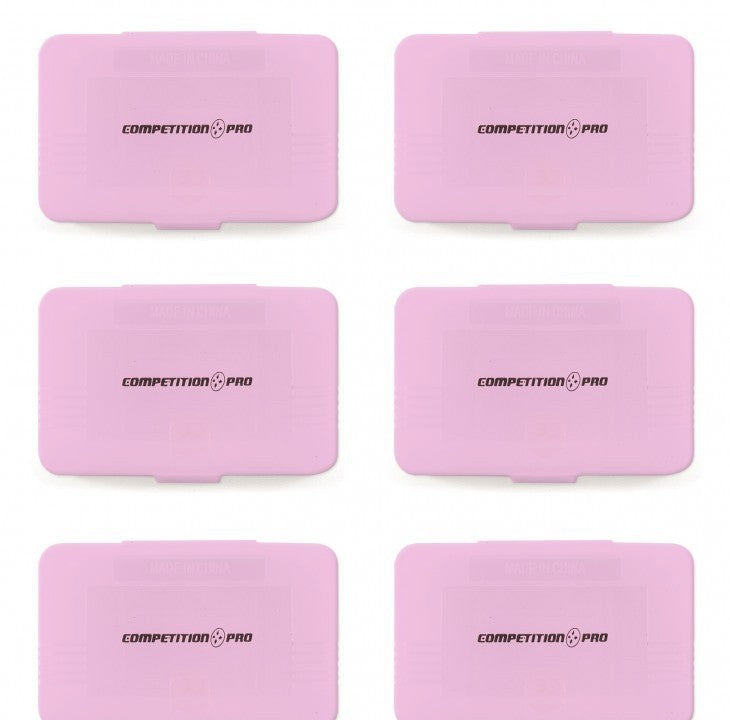 6 Cases / Hüllen für Module rosa-transparent [Competition Pro]