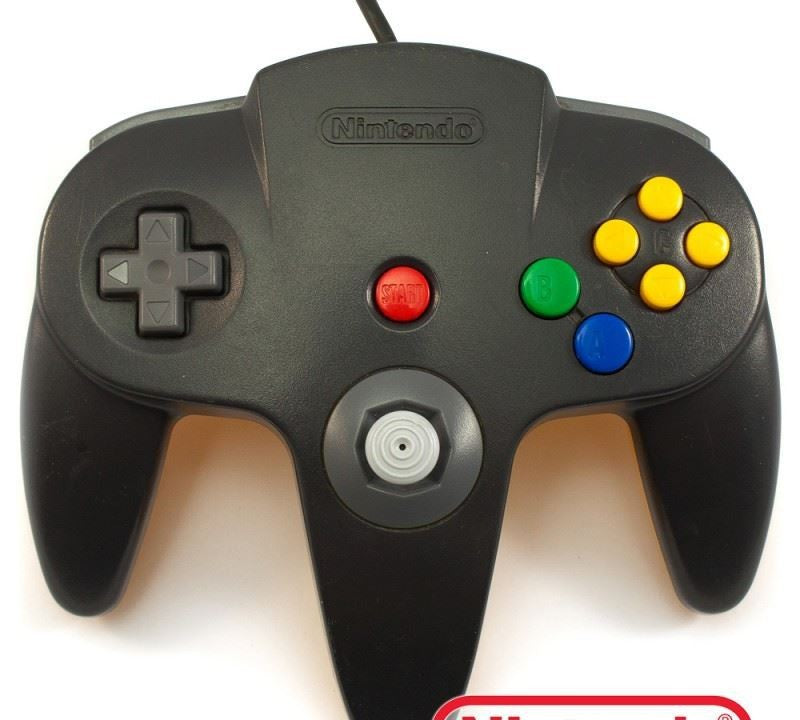 Original Controller schwarz-gelb NUS-005 [Nintendo]