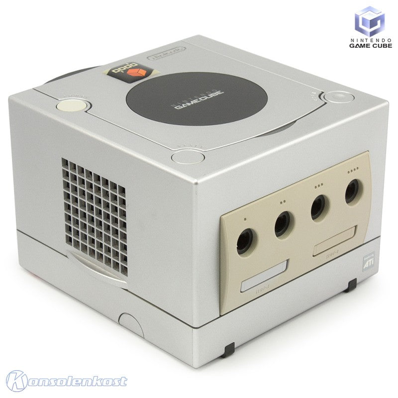 Konsole silber qoob-chip Mod + Original Controller + Zubehör