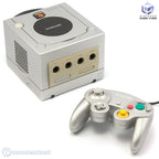 Konsole silber qoob-chip Mod + Original Controller + Zubehör