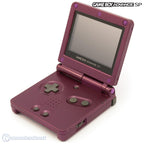 Konsole GBA SP inkl. Netzteil Dark Purple Custom Mod