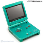 Konsole GBA SP inkl. Netzteil Leaf Green Venusaur Pokemon Center Edition