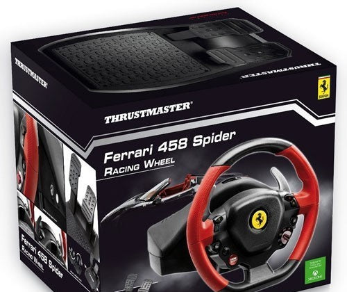 Lenkrad / Racing / Steering Wheel mit Pedale - Ferrari 458 Spider [Thrustmaster]