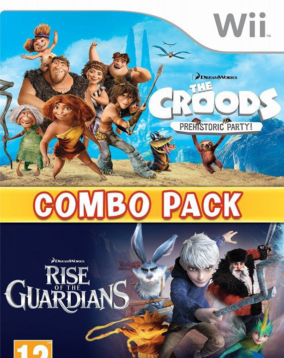 2 in 1 Combo Pack: The Croods + Rise of the Guardians