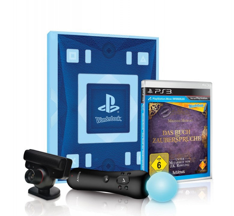 Wonderbook: Buch der Zaubersprüche + Move Controller + Kamera + Buch (DE)
