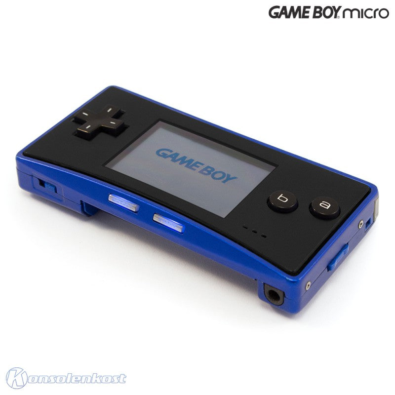 Konsole blau mit schwarzem Faceplate + Netzteil