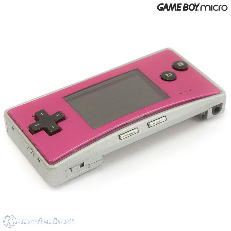 Konsole silber mit pinkem Faceplate + Netzteil