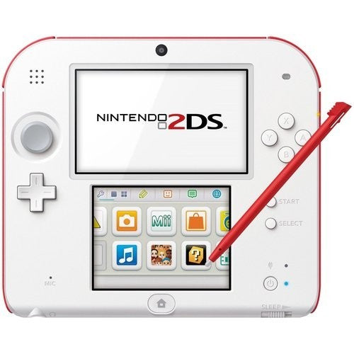 Konsole weiß-rot Pokemon X Edition + Netzteil — weiß-rot Pokemon X Edition